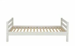 FLEXA Einzelbett 90x200 - weiß - Kiefer Flexa Classic | Kiefer Weiß 100|cm -Kindermöbel Verkaufsladen 10110419 4 201811271458