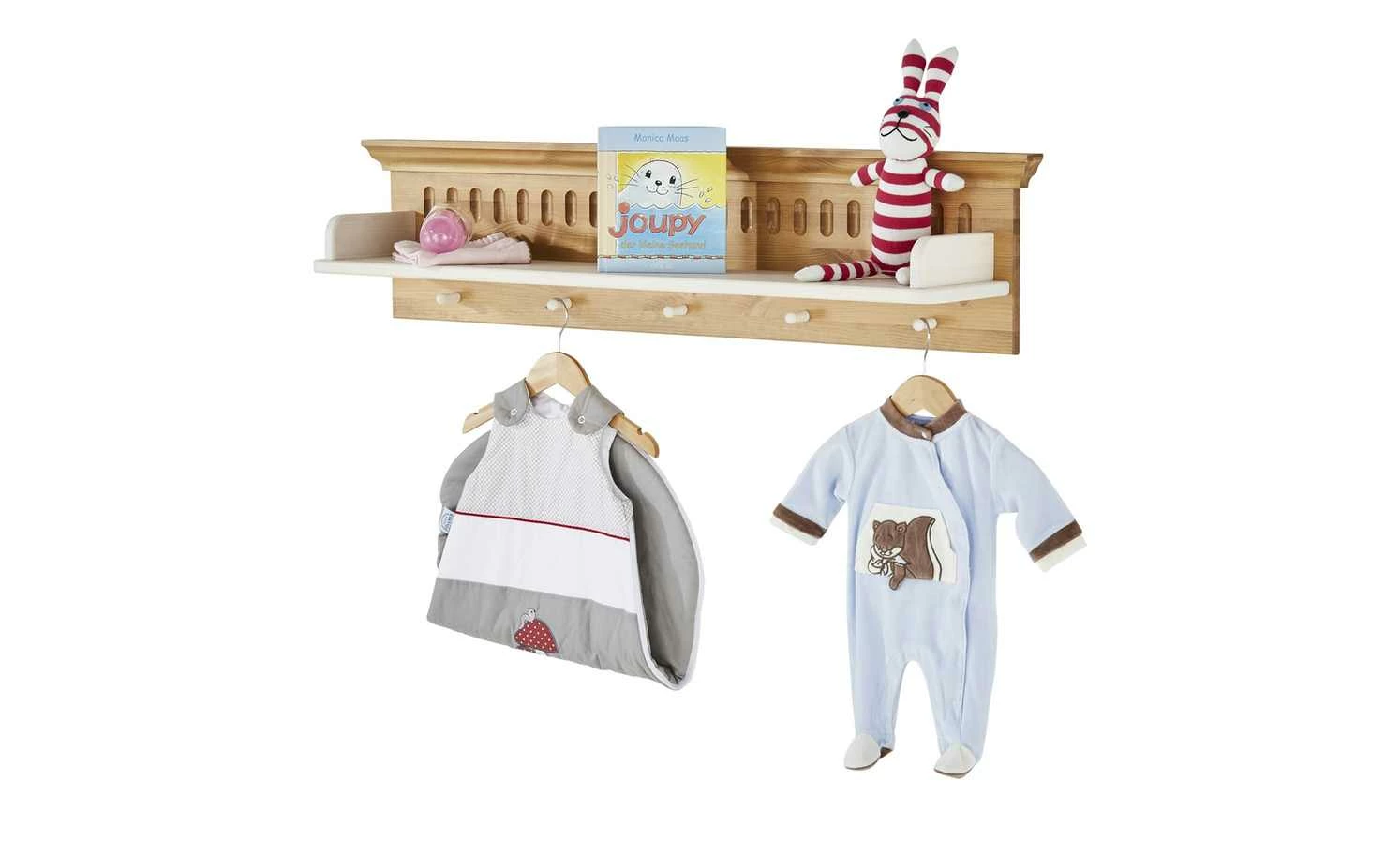 Wandboard Bornholm | Kiefer Weiß / Kiefer antikfarben 6 Wandboard Bornholm | Kiefer Weiß / Kiefer antikfarben – Bild 4