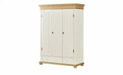 Kleiderschrank 3-türig Bornholm | Kiefer weiß / Kiefer antik -Kindermöbel Verkaufsladen 10119011 1 201811271537