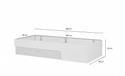 Liege mit Bettkasten Maddox | Schubkasten: rechts -Kindermöbel Verkaufsladen 10119233 7 202111252244