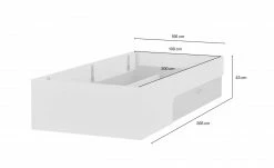 Liege mit Bettkasten Maddox | Schubkasten: rechts -Kindermöbel Verkaufsladen 10119233 8 202111252244