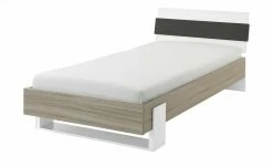 Bettgestell Holly | Treibholz (Nachbildung) / Weiß / Anthrazit 90 cm -Kindermöbel Verkaufsladen 11110046 1 201811271524