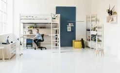 FLEXA Hochbett Flexa Classic | Kiefer Weiß Schrägleiter