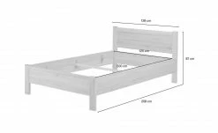 Bettgestell 120x200 - Eiche (Optik) Arne -Kindermöbel Verkaufsladen 11113899 11 202111252244
