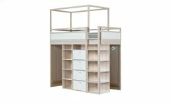 VOX Hochbettkombination Spot | Akazie (zum Teil Nachbildung) / Weiß 8 VOX Hochbettkombination Spot | Akazie (zum Teil Nachbildung) / Weiß -Kindermöbel Verkaufsladen 11114696 1 201811271517