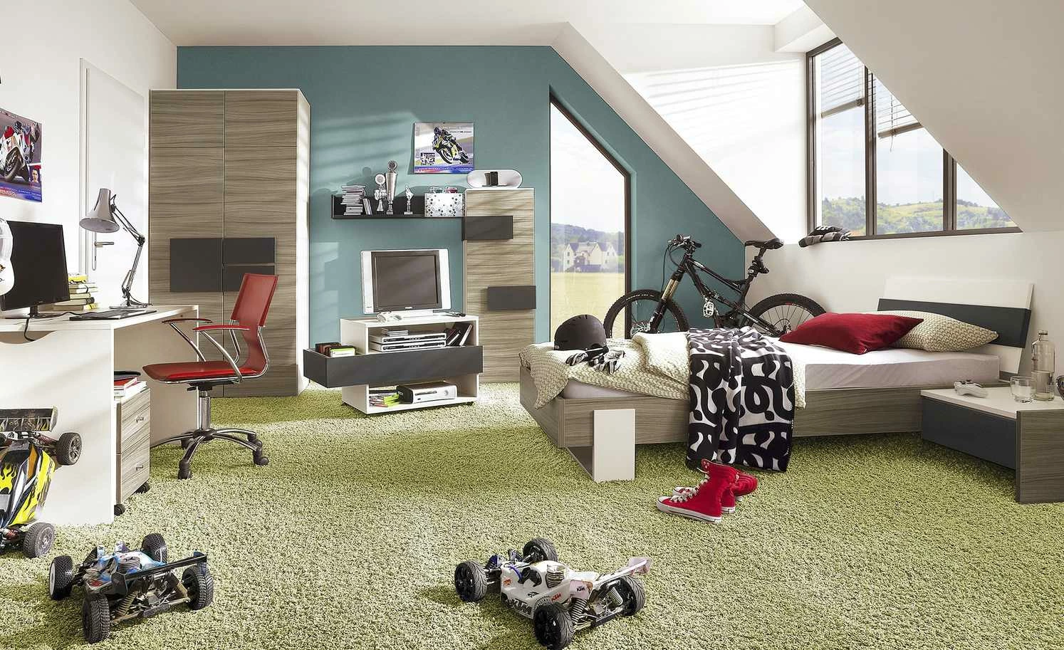 Stauraumelement 1-türig Holly | Treibholz (Nachbildung) / Weiß / Anthrazit 144,4|cm 3 Stauraumelement 1-türig Holly | Treibholz (Nachbildung) / Weiß / Anthrazit 144,4|cm