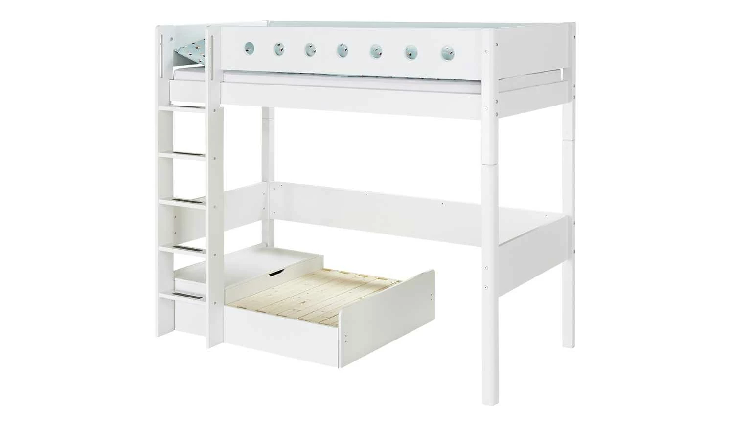 FLEXA Hochbett mit senkrechter Leiter Flexa White | Weiß 14 FLEXA Hochbett mit senkrechter Leiter Flexa White | Weiß – Bild 12