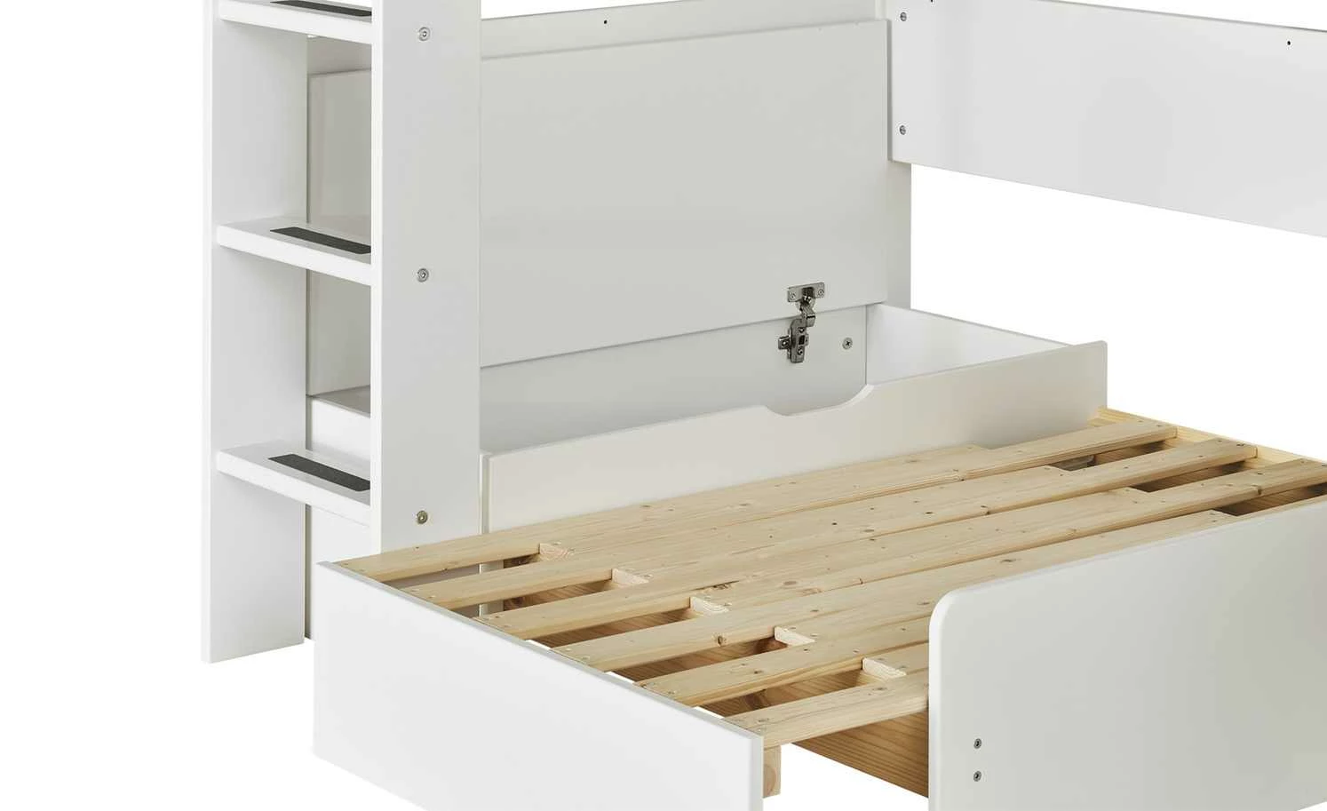 FLEXA Hochbett mit senkrechter Leiter Flexa White | Weiß 7 FLEXA Hochbett mit senkrechter Leiter Flexa White | Weiß – Bild 5