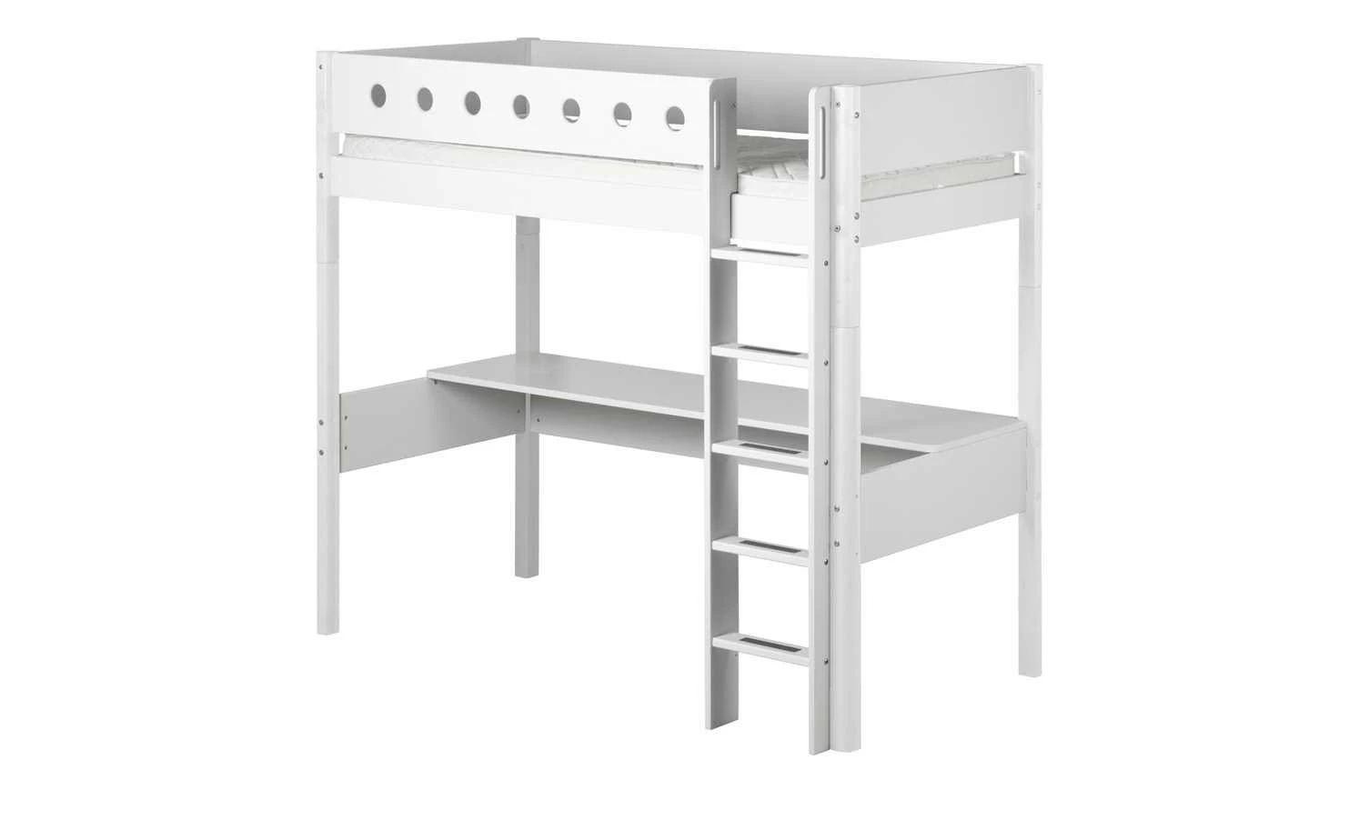 FLEXA Hochbett mit senkrechter Leiter Flexa White | Weiß 10 FLEXA Hochbett mit senkrechter Leiter Flexa White | Weiß – Bild 8