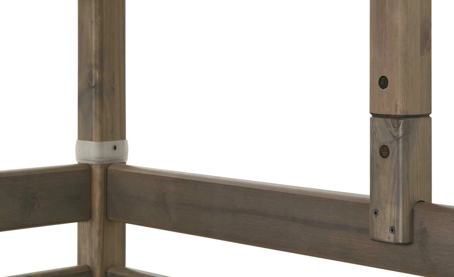 FLEXA Mittelhohes Kombibett Flexa Classic | Kiefer Terra senkrechte Leiter 13 FLEXA Mittelhohes Kombibett Flexa Classic | Kiefer Terra senkrechte Leiter – Bild 11