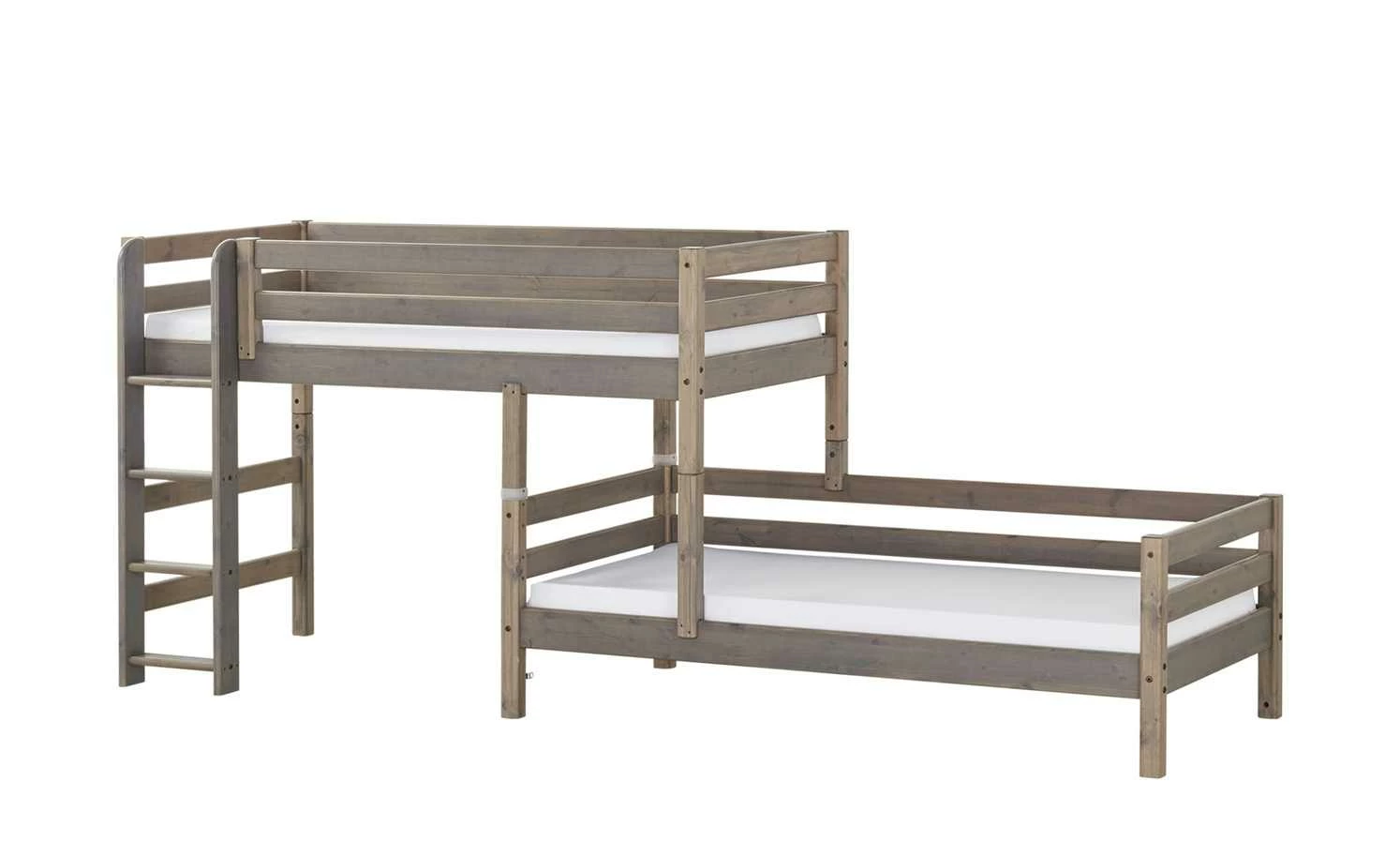 FLEXA Mittelhohes Kombibett Flexa Classic | Kiefer Terra senkrechte Leiter 18 FLEXA Mittelhohes Kombibett Flexa Classic | Kiefer Terra senkrechte Leiter – Bild 16