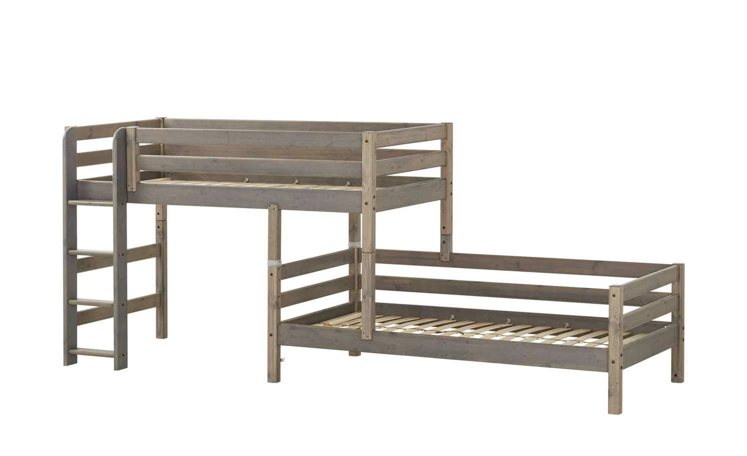 FLEXA Mittelhohes Kombibett Flexa Classic | Kiefer Terra senkrechte Leiter 19 FLEXA Mittelhohes Kombibett Flexa Classic | Kiefer Terra senkrechte Leiter – Bild 17