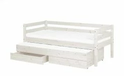 FLEXA Bett mit Ausziehbett Flexa | Kiefer Weiß -Kindermöbel Verkaufsladen 11115454 3 201811271508