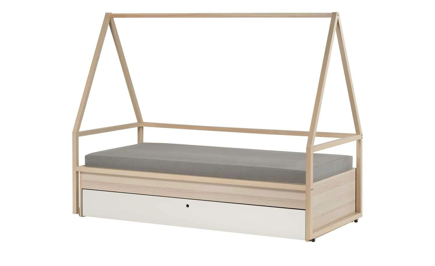 VOX Bettgestell mit Bettkasten Spot | Akazie (Nachbildung) / Weiß 5 VOX Bettgestell mit Bettkasten Spot | Akazie (Nachbildung) / Weiß – Bild 3