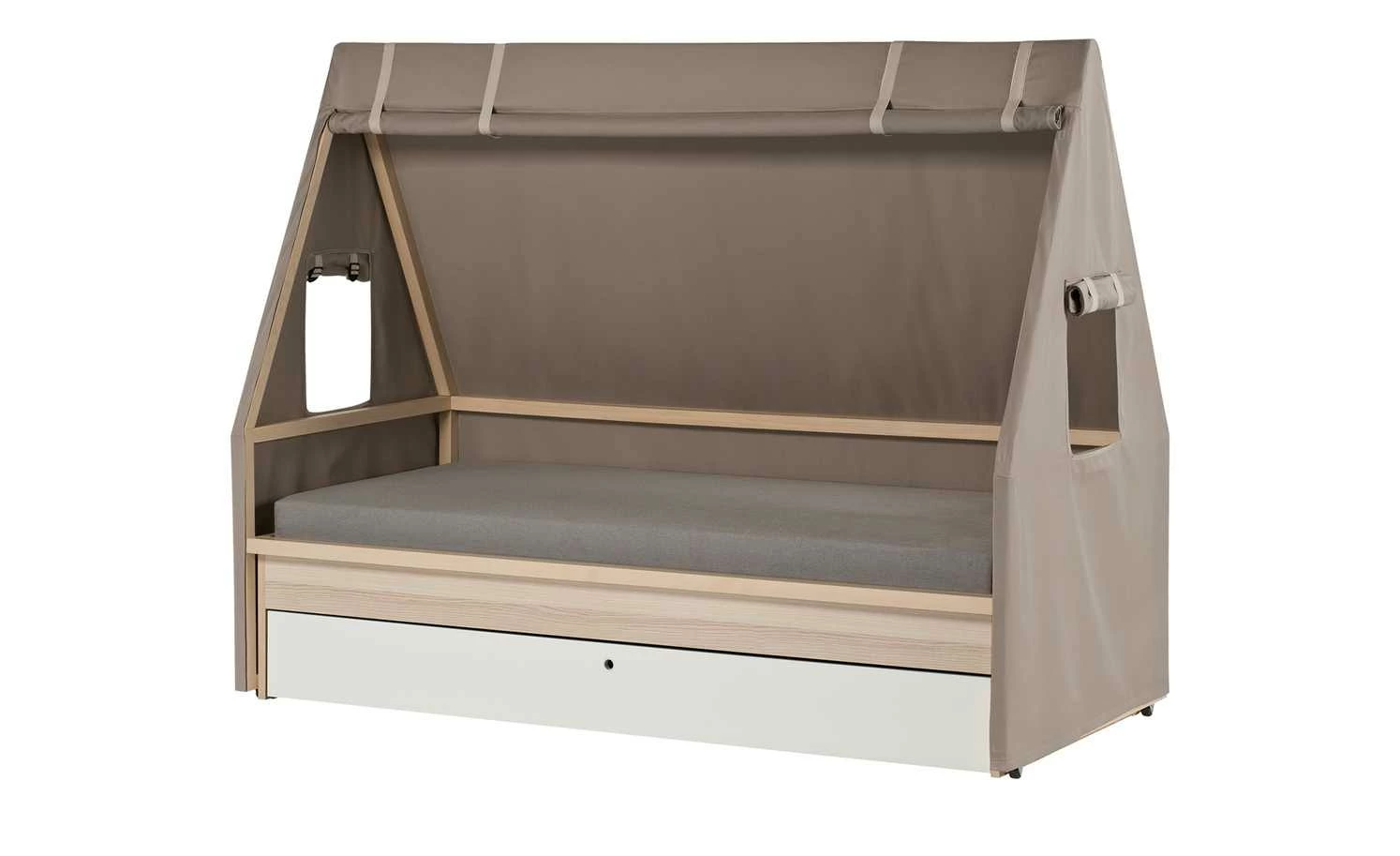 VOX Bettgestell mit Bettkasten Spot | Akazie (Nachbildung) / Weiß 6 VOX Bettgestell mit Bettkasten Spot | Akazie (Nachbildung) / Weiß – Bild 4