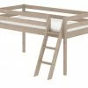 FLEXA Halbhohes Bett Flexa Classic | Kiefer Terra Schrägleiter 90x200 cm