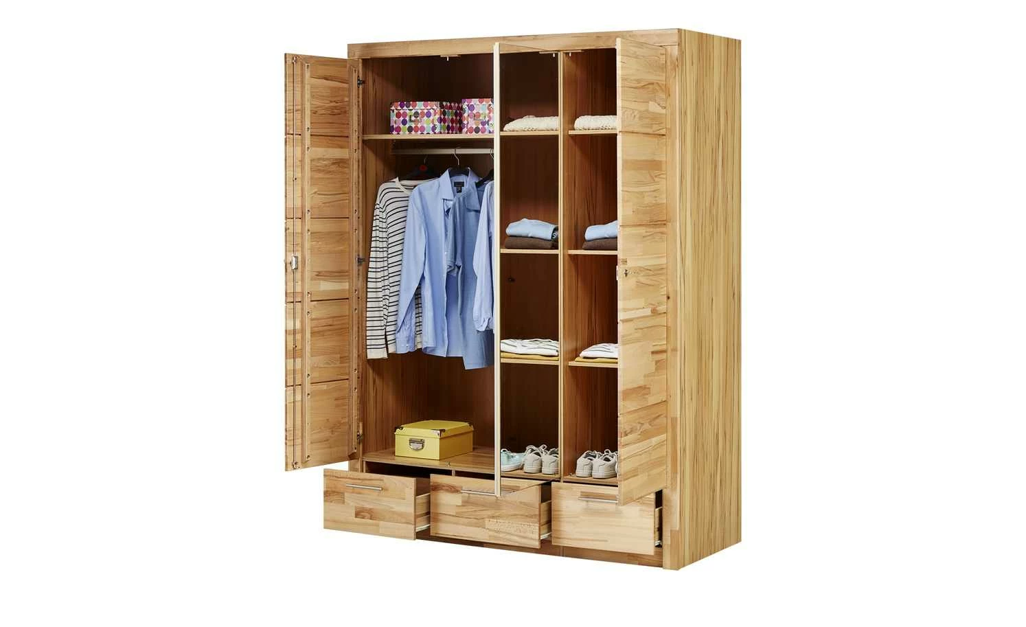 Kleiderschrank Oslo Classic | Kernbuche / Kernbuche (Nachbildung) 6 Kleiderschrank Oslo Classic | Kernbuche / Kernbuche (Nachbildung) – Bild 4