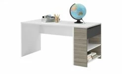 Schreibtisch-Anbauregal Holly | Treibholz (Nachbildung) / Weiß / Anthrazit -Kindermöbel Verkaufsladen 11116717 6 201811271524