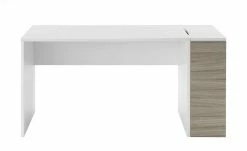 Schreibtisch-Anbauregal Holly | Treibholz (Nachbildung) / Weiß / Anthrazit -Kindermöbel Verkaufsladen 11116717 9 201811271524