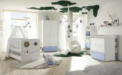 now! by hülsta minimo Kommode Minimo | Ausführung 2 (2 Türen, 1 Schub) 90,2|cm Weiß / Hellblau -Kindermöbel Verkaufsladen 11117260 3 202107121302