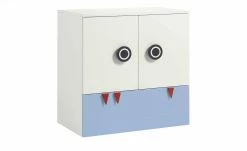 now! by hülsta minimo Kommode Minimo | Ausführung 2 (2 Türen, 1 Schub) 90,2|cm Weiß / Hellblau -Kindermöbel Verkaufsladen 11117260 6 202107121302