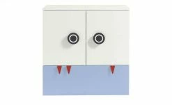 now! by hülsta minimo Kommode Minimo | Ausführung 2 (2 Türen, 1 Schub) 90,2|cm Weiß / Hellblau -Kindermöbel Verkaufsladen 11117260 7 202107121302