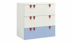 now! by hülsta minimo Kommode Minimo | Ausführung 3 (3 Schübe) 90,2|cm Weiß / Hellblau -Kindermöbel Verkaufsladen 11117263 5 202107121302