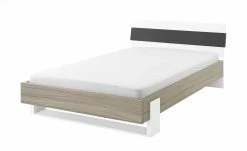 Bettgestell Holly | Treibholz (Nachbildung) / Weiß / Anthrazit 140 cm -Kindermöbel Verkaufsladen 11117300 2 201811271524