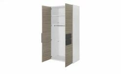 Kleiderschrank, 2-türig Holly | Weiß / Treibholz (Nachbildung) / Anthrazit 101,3|cm -Kindermöbel Verkaufsladen 11117341 2 201811271524