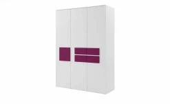 Kleiderschrank, 3-türig Holly | Weiß / Fuchsia ohne Spiegeltür -Kindermöbel Verkaufsladen 11117346 3 201811271524