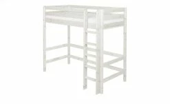 FLEXA Hochbett Flexa Classic | Kiefer Weiß Senkrechte Leiter