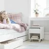 FLEXA Bett mit Ausziehbett und 2 Schubkästen Flexa White | Weiß -Kindermöbel Verkaufsladen 11118723 7 202002282242