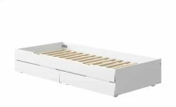 FLEXA Bett mit Ausziehbett und 2 Schubkästen Flexa White | Weiß -Kindermöbel Verkaufsladen 11118723 9 202111252244