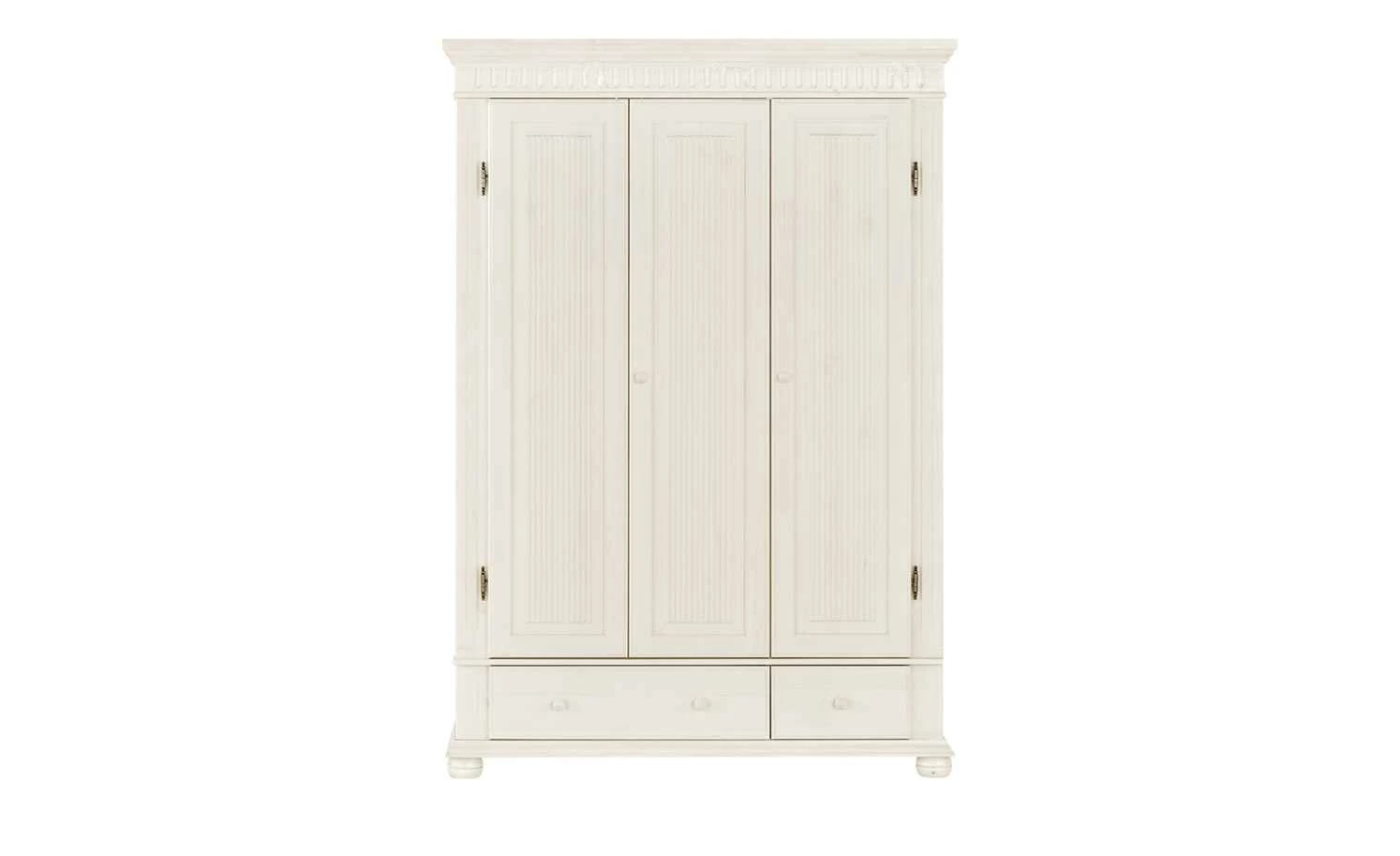 Kleiderschrank, 3-türig Bornholm | Kiefer Weiß 6 Kleiderschrank, 3-türig Bornholm | Kiefer Weiß – Bild 4