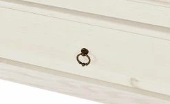 Kleiderschrank, 2-türig Bornholm | Kiefer Weiß durchgehende gemusterte Tür -Kindermöbel Verkaufsladen 11119772 3 202008312241