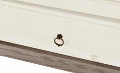 Kleiderschrank, 2-türig Bornholm | Kiefer Weiß / Kiefer lavafarben durchgehende gemusterte Tür -Kindermöbel Verkaufsladen 11119773 2 202008312241