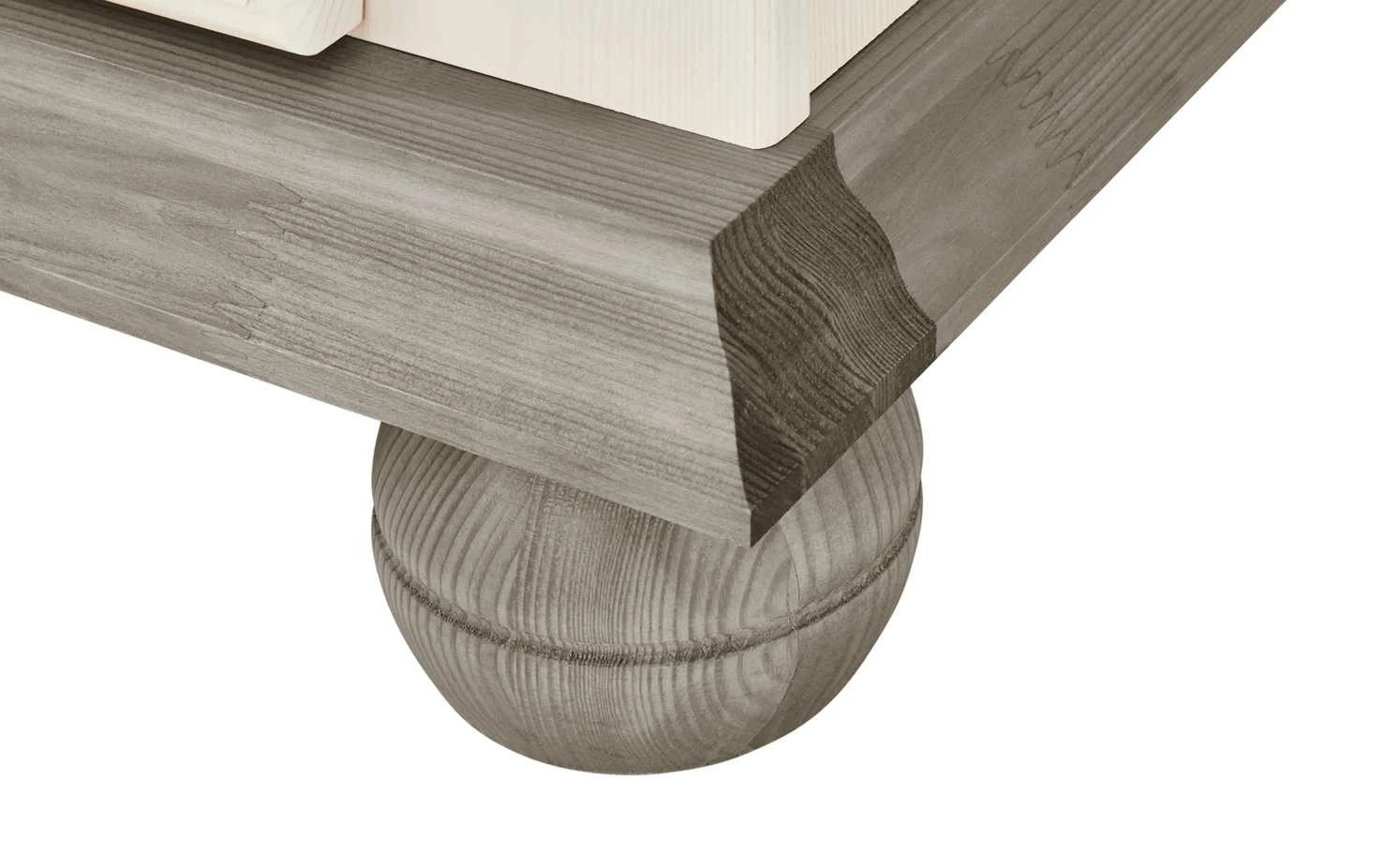 Standregal Bornholm | Kiefer Weiß / Kiefer lavafarben 8 Standregal Bornholm | Kiefer Weiß / Kiefer lavafarben – Bild 6