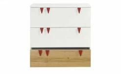 now! by hülsta minimo Kommode Minimo | Ausführung 3 (3 Schübe) 90,2|cm Weiß / Eiche Natur -Kindermöbel Verkaufsladen 11119926 4 201908192233