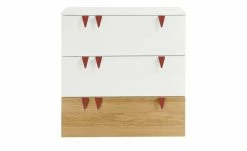 now! by hülsta minimo Kommode Minimo | Ausführung 3 (3 Schübe) 90,2|cm Weiß / Eiche Natur -Kindermöbel Verkaufsladen 11119926 5 201908192233