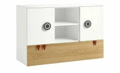 now! by hülsta minimo Kommode Minimo | Weiß / Eiche Natur