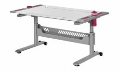 PAIDI Schülerschreibtisch Tablo | Weiß / Brombeer -Kindermöbel Verkaufsladen 11350644 11 202102182236