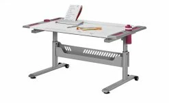 PAIDI Schülerschreibtisch Tablo | Weiß / Brombeer -Kindermöbel Verkaufsladen 11350644 12 202102182236