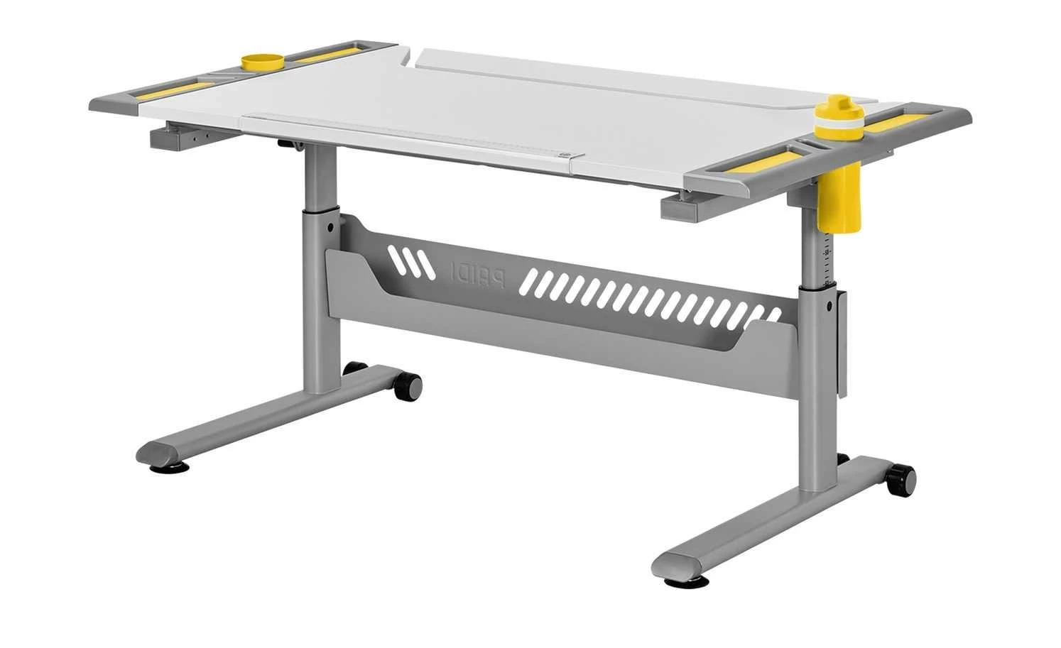 PAIDI Schülerschreibtisch Tablo | Kreideweiß / Gelb 4 PAIDI Schülerschreibtisch Tablo | Kreideweiß / Gelb – Bild 2