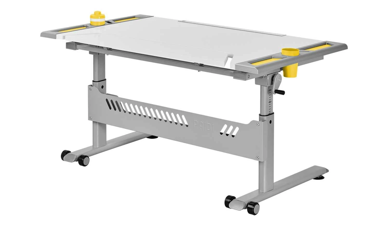 PAIDI Schülerschreibtisch Tablo | Kreideweiß / Gelb 15 PAIDI Schülerschreibtisch Tablo | Kreideweiß / Gelb – Bild 13