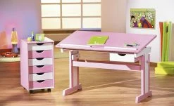 Schreibtisch Isle | Rosa / Weiß -Kindermöbel Verkaufsladen 11352052 1 201907042236