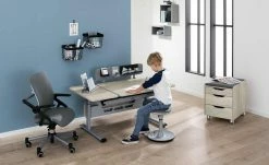 PAIDI Kinderhocker Speedy | Grau / Grau -Kindermöbel Verkaufsladen 11352251 2 201906282233