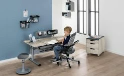 PAIDI Kinderhocker Speedy | Grau / Grau