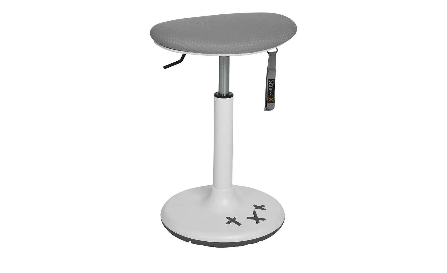 Sitness X Kinder-Drehhocker Sitness X Stool 20 | Grau / Weiß 6 Sitness X Kinder-Drehhocker Sitness X Stool 20 | Grau / Weiß – Bild 4