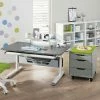 PAIDI Schülerschreibtisch Diego | Schiefergrau / Weiß -Kindermöbel Verkaufsladen 11353092 1 202007080903