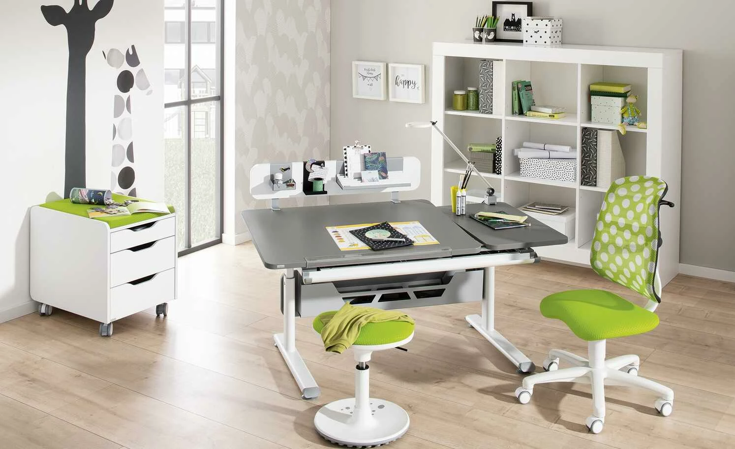 PAIDI Schülerschreibtisch Diego GT | Schiefergrau / Weiß 3 PAIDI Schülerschreibtisch Diego GT | Schiefergrau / Weiß